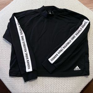 adidas crop turtle neck sweater